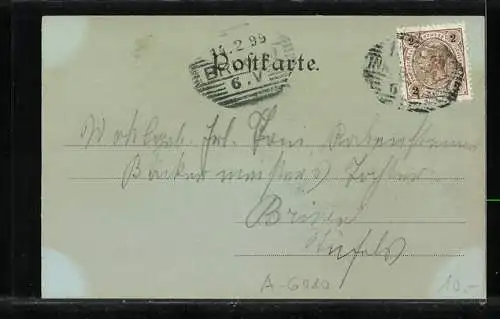 Mondschein-AK Innsbruck, Rennweg und Theater