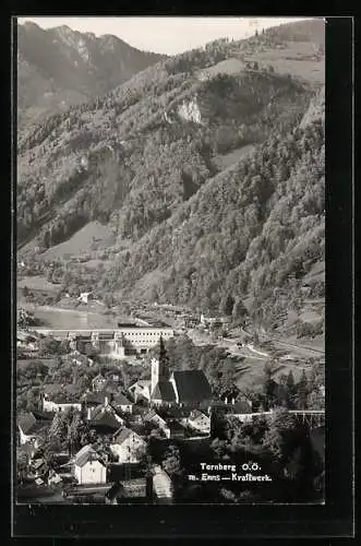 AK Ternberg, Teilansicht aus der Vogelschau