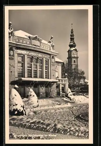 AK Klagenfurt, Das Stadttheater im Winter