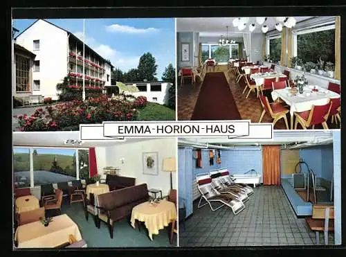 AK Wipperfürth, Innen- und Aussenansichten vom Emma-Horion-Haus