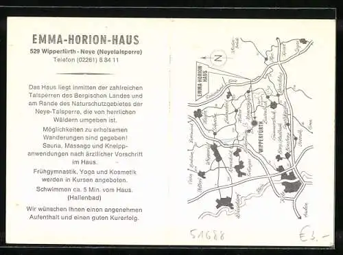 AK Wipperfürth, Innen- und Aussenansichten vom Emma-Horion-Haus