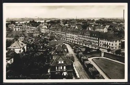 AK Kehl a. Rh., Blick über die Stadt