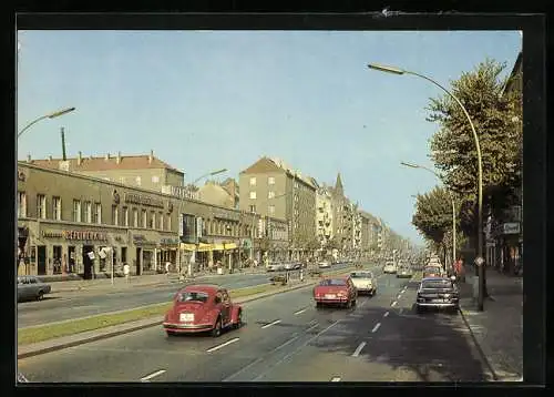 AK Berlin-Wedding, Blick in die Müllerstrasse