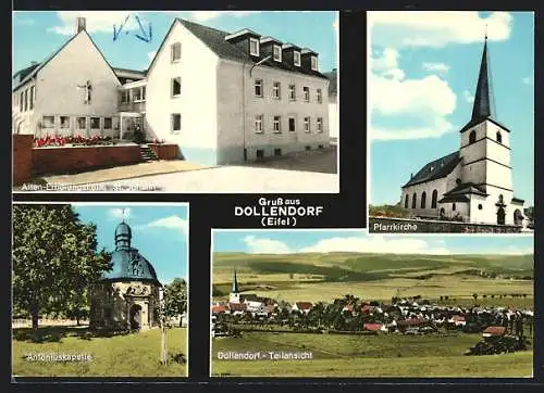 AK Dollendorf /Eifel, Alten- und Erholungsheim St. Johann, Pfarrkirche