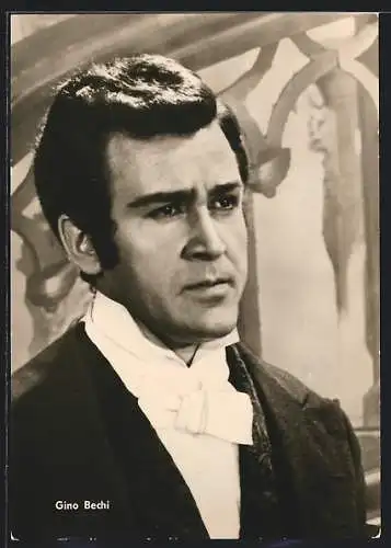 AK Schauspieler Gino Bechi in La Traviata