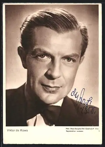 AK Schauspieler Viktor de Kowa