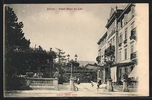 AK Zürich, Hotel Baur au Lac