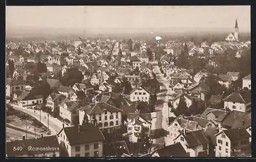 AK Romanshorn, Ortsansicht aus der Vogelschau