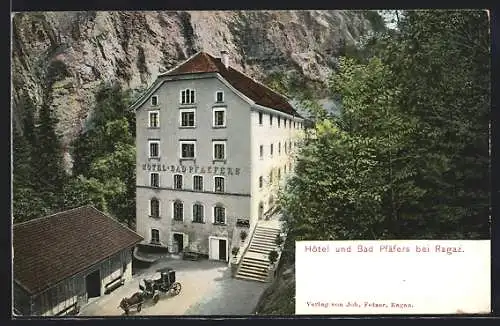 AK Bad Pfäfers, Hotel und Bad Pfäfers