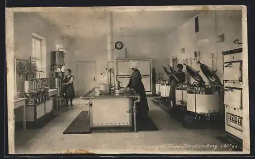 AK Lindenberg i. Allg., Genesungsheim, Küche, Innenansicht