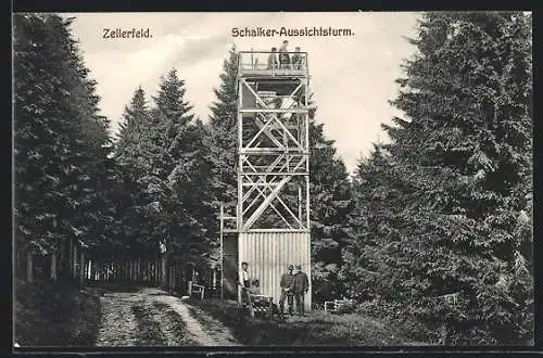 AK Zellerfeld, Partie am Schalker-Aussichtsturm