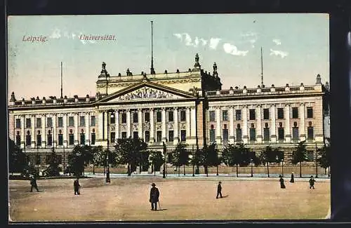 AK Leipzig, Blick zur Universität