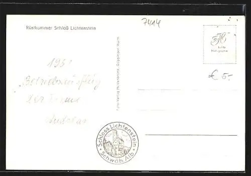 AK Schloss Lichtenstein, Rüstkammer