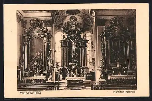 AK Wiesensteig, Inneres der Kirche