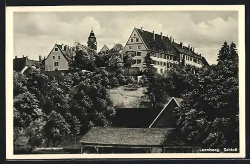 AK Leonberg /Württ., Schloss mit Umgebung