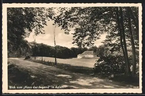 AK Aalen, Haus der Jugend, von der Strasse gesehen