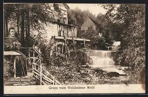 AK Welzheim, Blick auf Klingenmühle