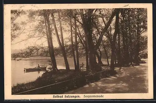 AK Bad Salzungen, Partie an der Seepromenade