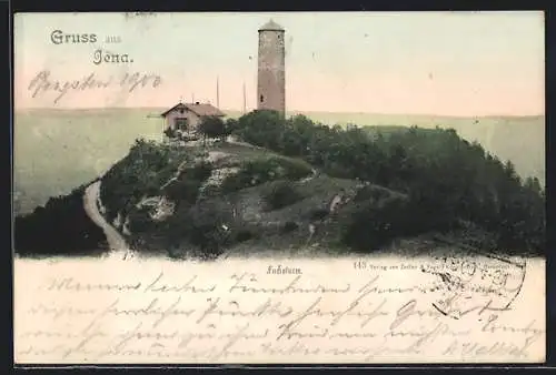 AK Jena, Blick zum Fuchsturm