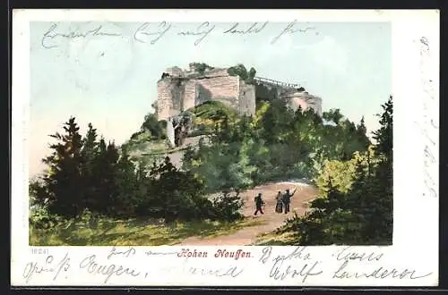AK Hohen Neuffen, Panorama de Burg