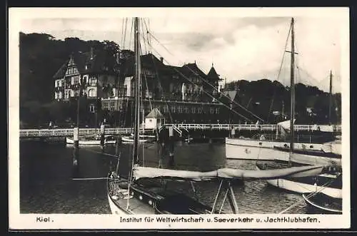 AK Kiel, Institut für Weltwirtschaft und Seeverkehr mit Jachtklubhafen