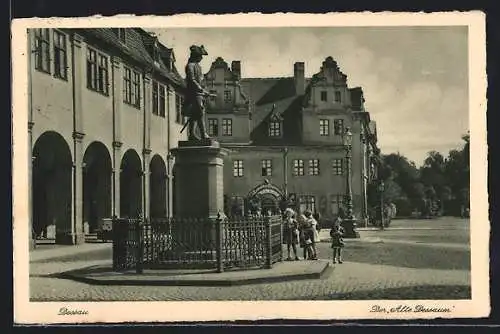 AK Dessau, Der alte Dessauer mit Anne-Liese-Haus