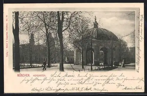 AK München, Hofgarten