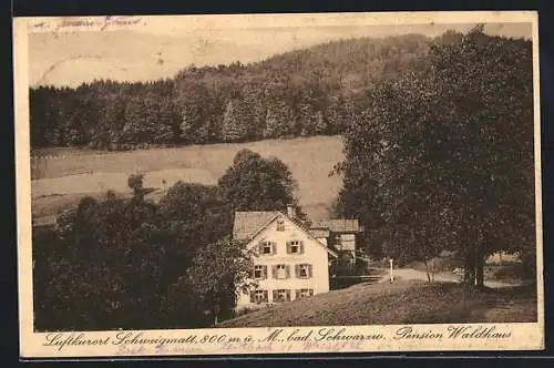 AK Schweigmatt /Bad Schwarzw., Pension Waldhaus