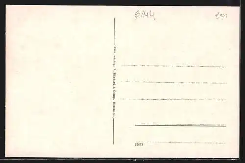 AK Zwingenberg a. d. Bergstr., Teilansicht mit Bergen