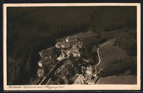 AK Überruh, Heilstätte vom Flugzeug aus