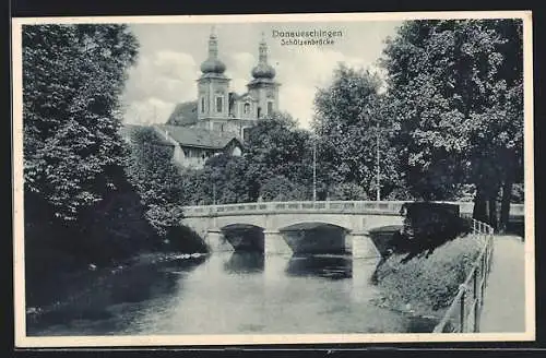 AK Donaueschingen, Schützenbrücke