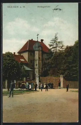 AK Seesen a. H., Strassenpartie am Amtsgericht