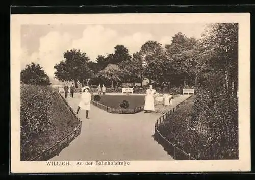 AK Willich, Parkanlage an der Bahnhofstrasse