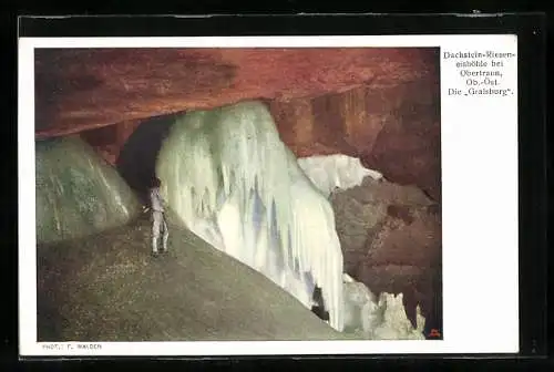 AK Dachstein-Rieseneishöhle, die Gralsburg