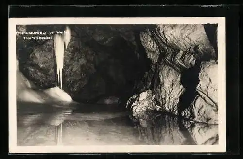 AK Werfen /Salzburg, Eisriesenwelt, Thors Eispalast