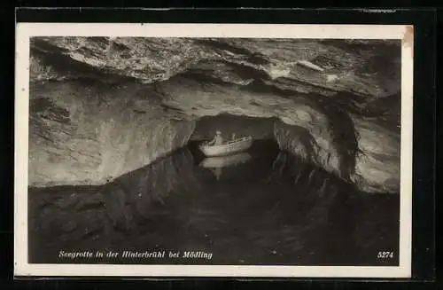 AK Mödling, Seegrotte in der Hinterbrühl