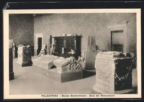 AK Palestrina, Museo Barberiniano, Sala dei Monumenti