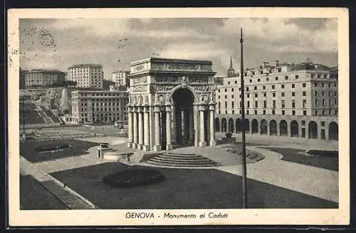 AK Genova, Monumento ai Caduti