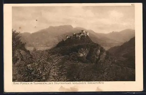 AK Persen im Suganertal, Burg Persen, Der Krieg 1914-15