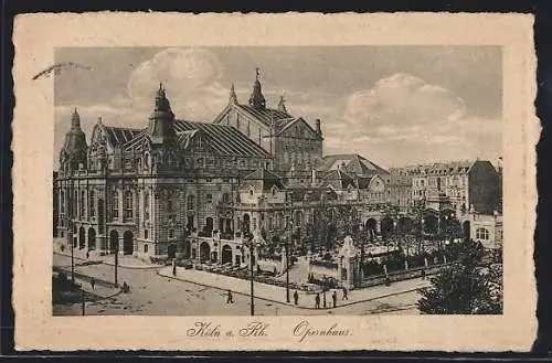 AK Köln-Neustadt, Opernhaus aus der Vogelschau
