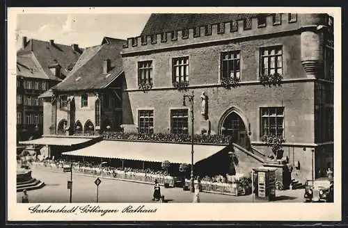 AK Göttingen, Rathaus mit Terrasse