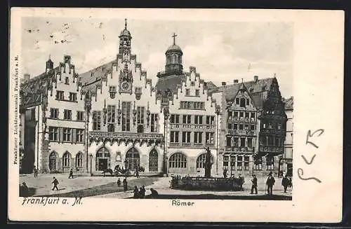 AK Alt-Frankfurt, Ortspartie am Römer