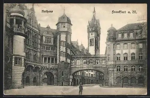 AK Alt-Frankfurt, Rathaus mit Tordurchgang