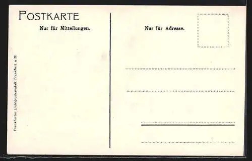 AK Frankfurt a. M., Die Untermainbrücke