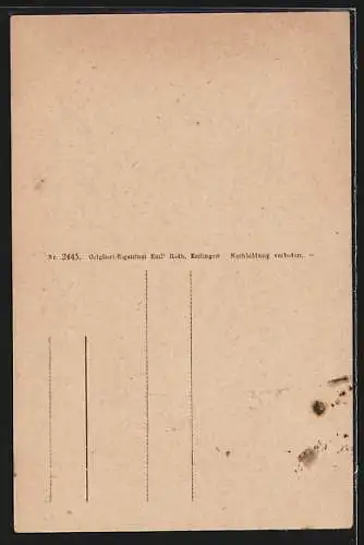 AK Marbach a. N., Schiller-Denkmal