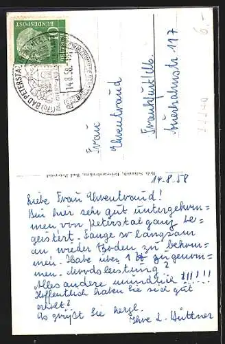 AK Bad Peterstal /Schwarzwald, Teilansicht mit Kirche