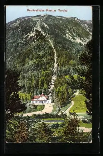 AK Bergbahn Drahtseilbahn Muottas Muraigl