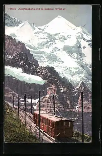 AK Jungfraubahn, Bahn mit dem Silberhorn