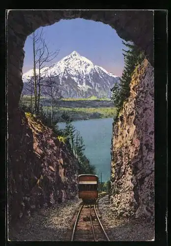 AK Beatenbergbahn mit Niesen