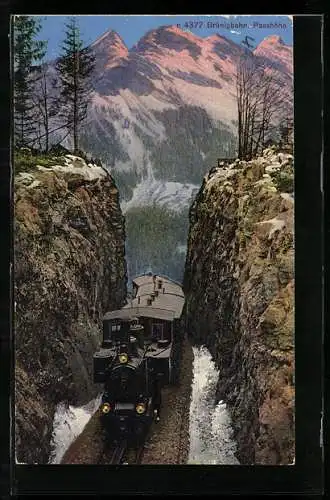 AK Brünigbahn, Passhöhe